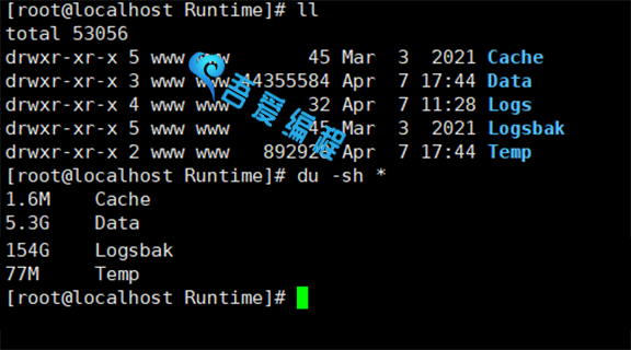 ThinkPHP彻底关闭runtime下log日志