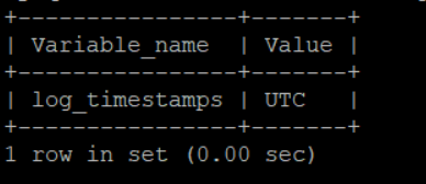 mysql的日志时间不对