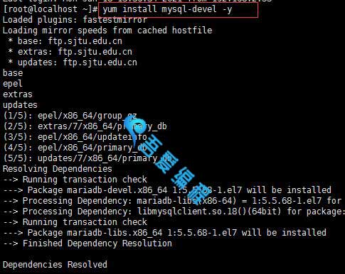 configure: error: MySQL library not found