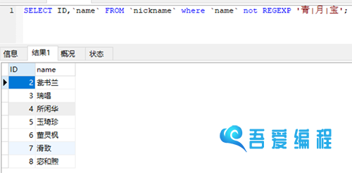 sql not like 多个条件