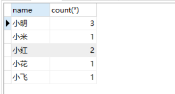 MySQL分组查询并统计大于某值的sql语句