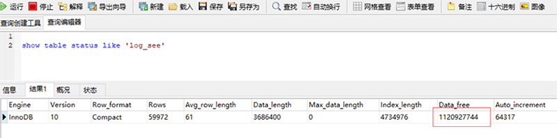 mysql optimize优化表